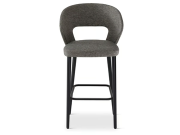 FARD 662 - High upholstered fabric stool with back by Origins 1971 - view 3